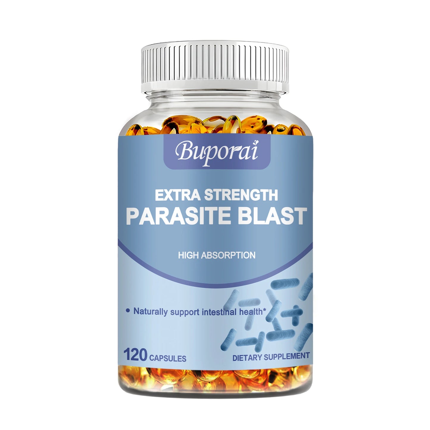 Parasite Blast Detox Complex - Eliminate Parasites, Cleanse The Intestines, and Improve Digestion - 120 Capsules