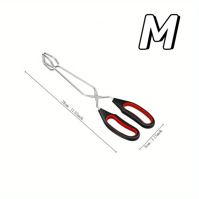 3sizes Barbecue Non-Slip Scissor Tong