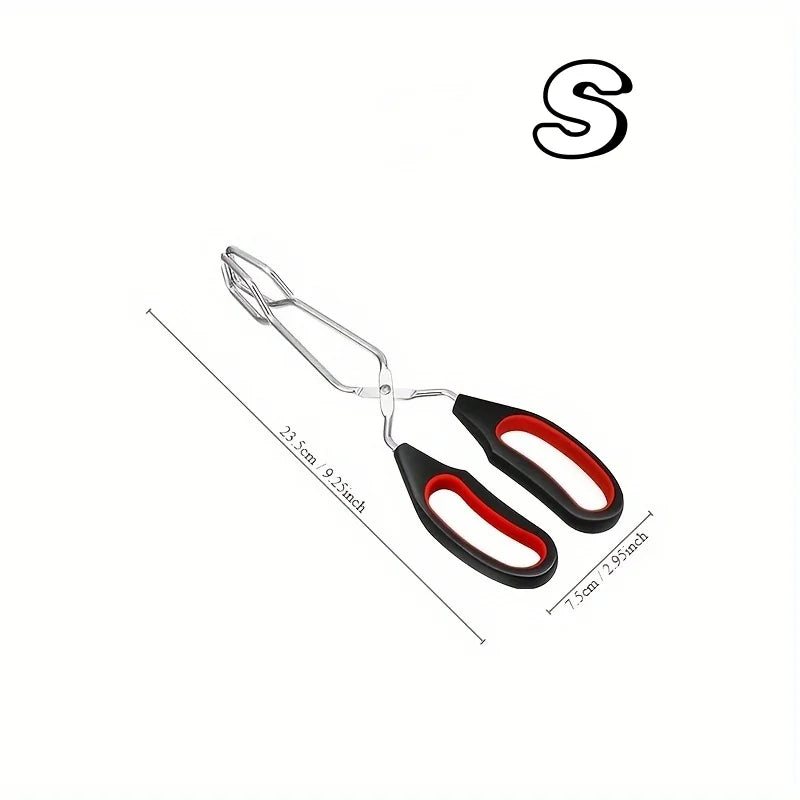 3sizes Barbecue Non-Slip Scissor Tong