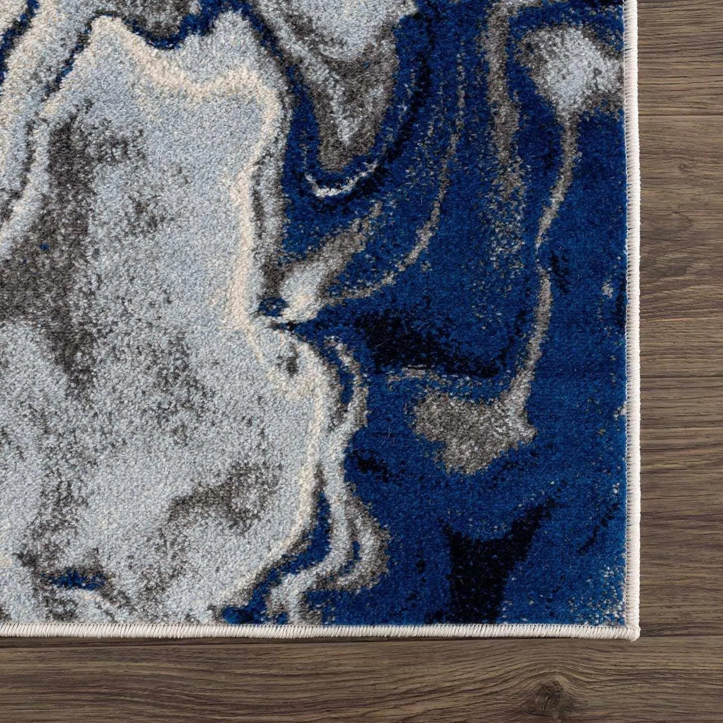 Abstract Coastal Area Rug