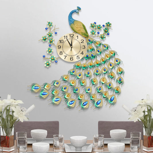 European Style Wall-mounted Wall Clock 70 * 65cm