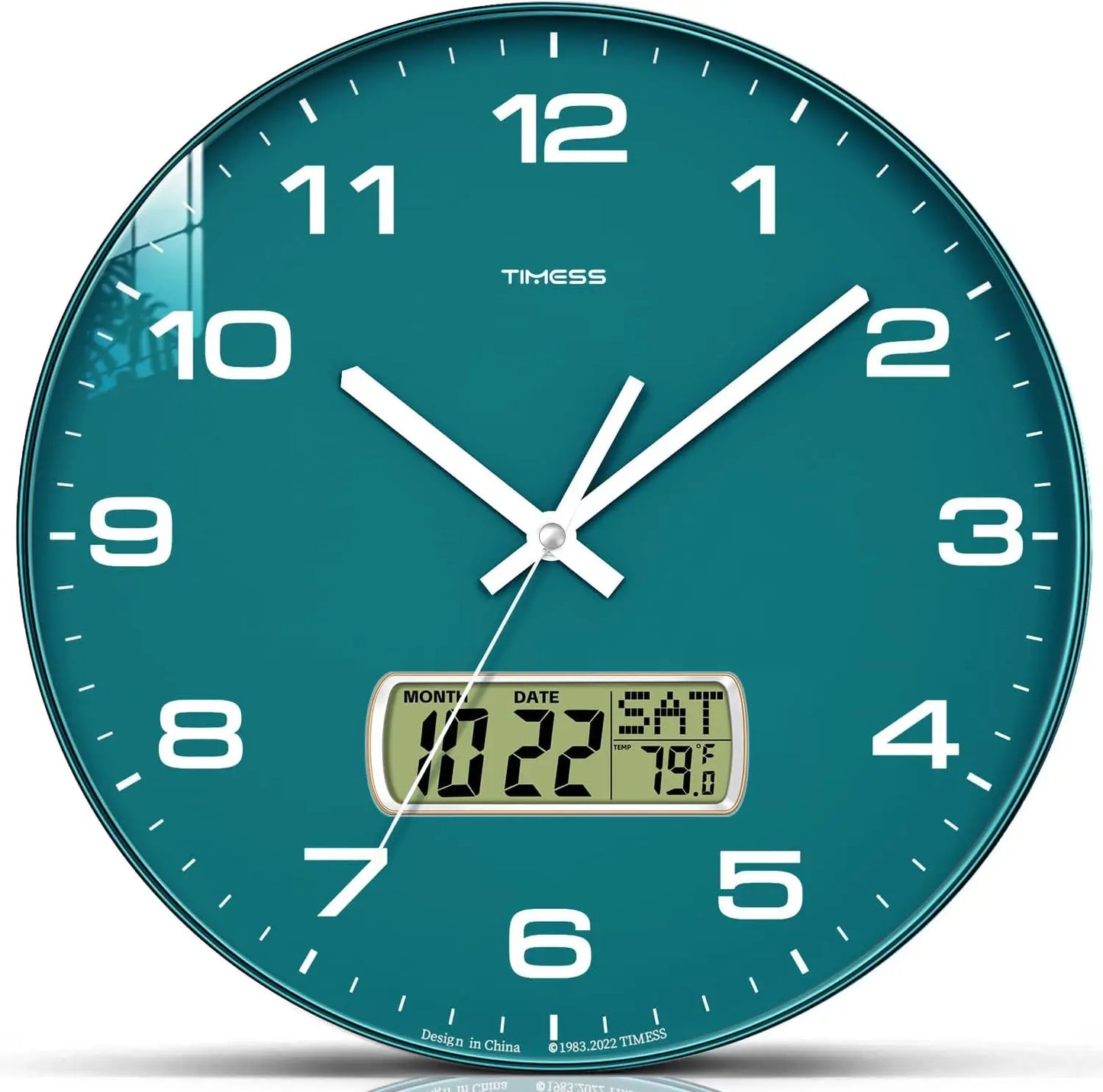 TIMESS Calendar Wall Clock