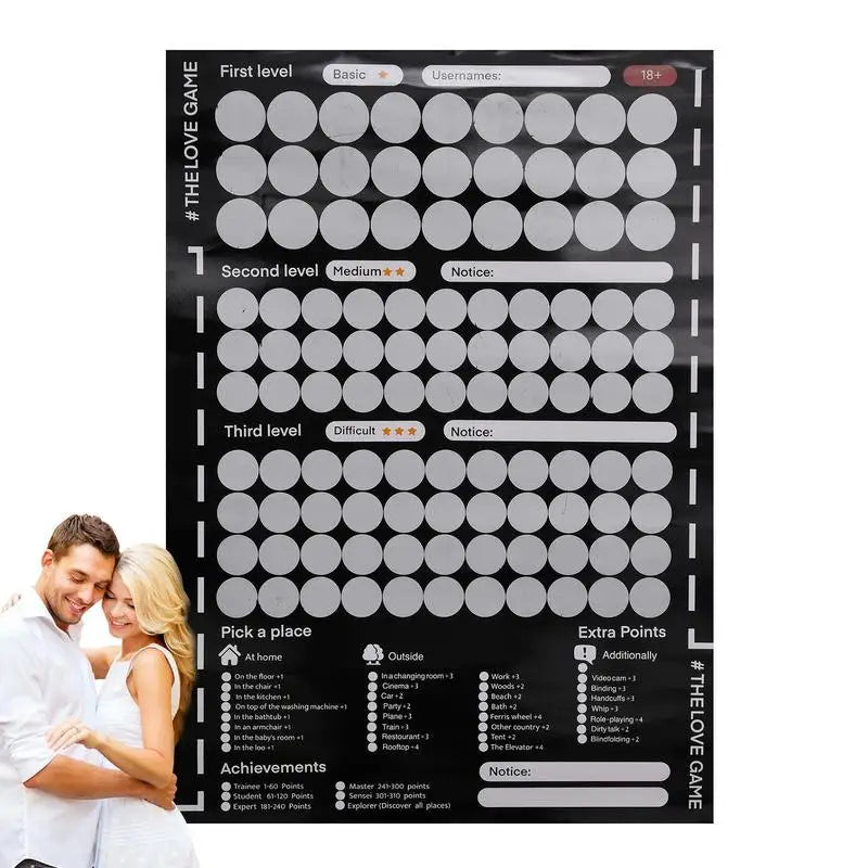 100 Scratch off Date Night Ideas Couple Game