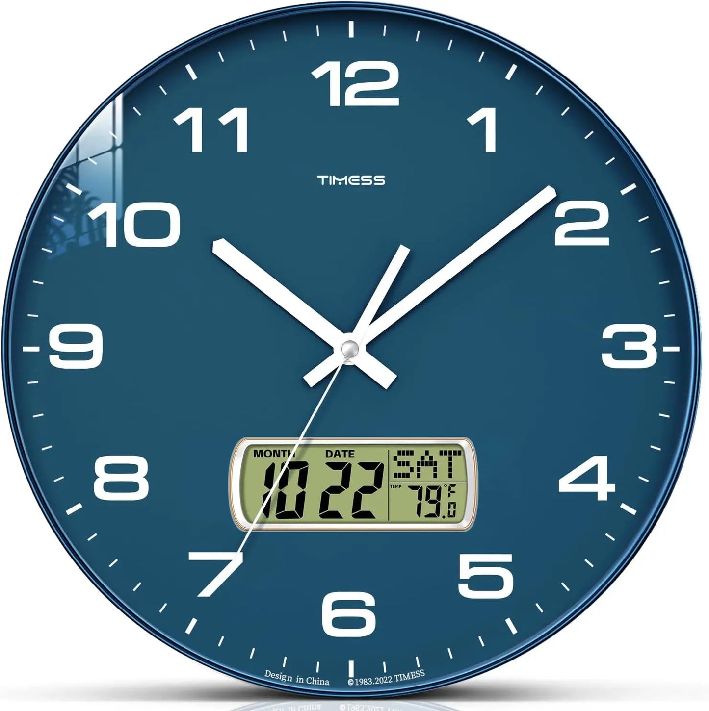 TIMESS Calendar Wall Clock