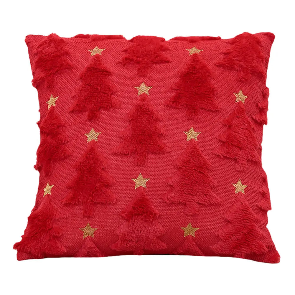 Christmas Tree Soft Plush Pillow cover