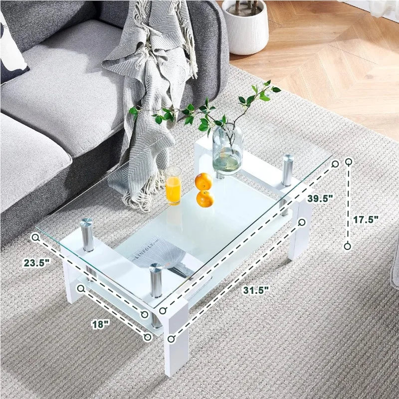 Living Room Rectangle Coffee Table