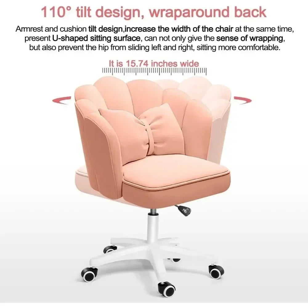 Height Adjustable Makeup Chair