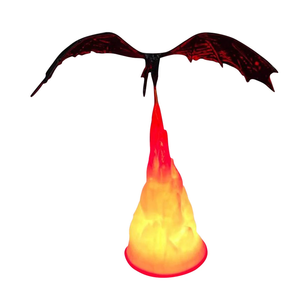 Gothic Dragon Flame Book Bookends