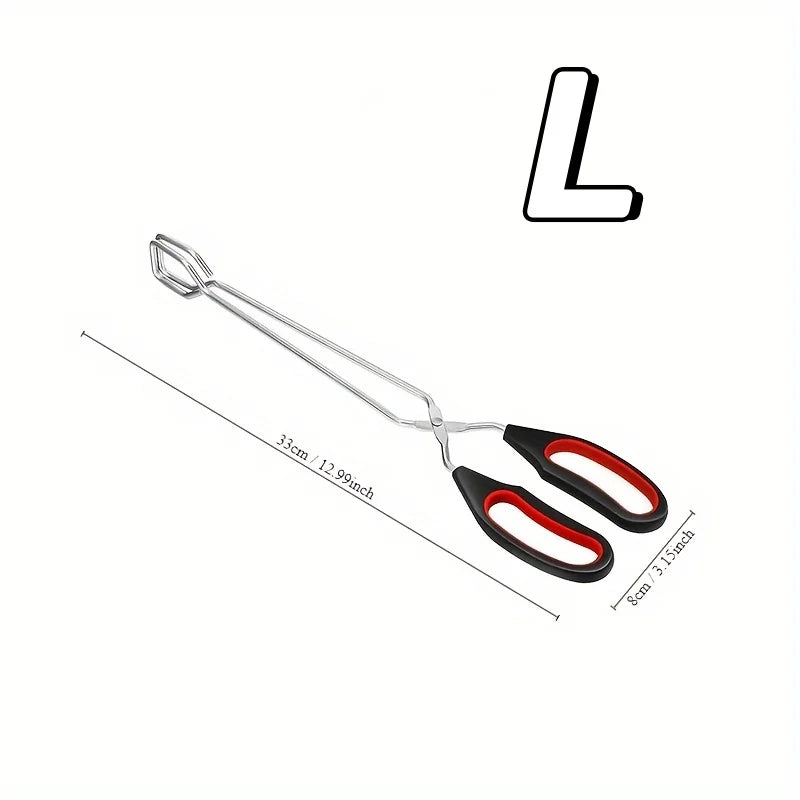 3sizes Barbecue Non-Slip Scissor Tong