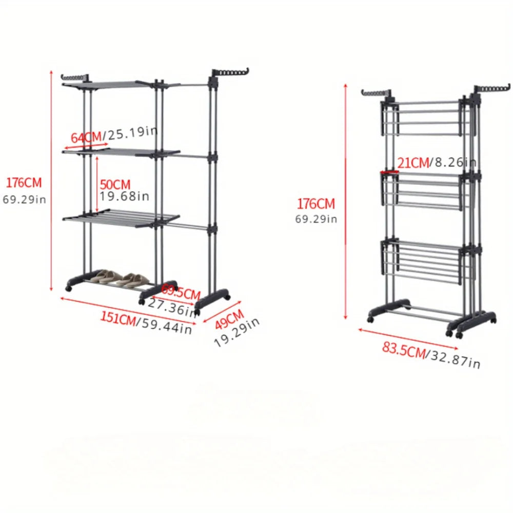 Clothes Rack Foldable Drying Rack