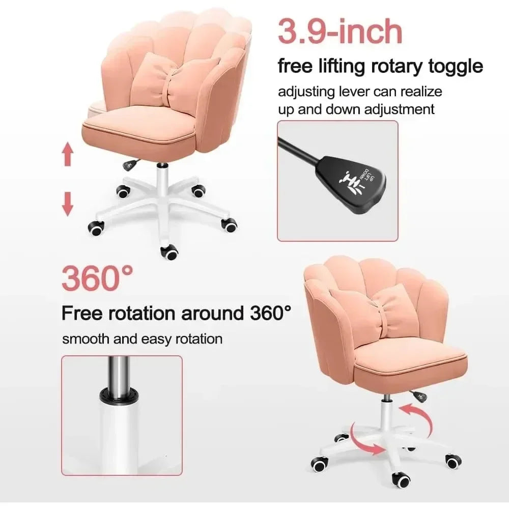 Height Adjustable Makeup Chair