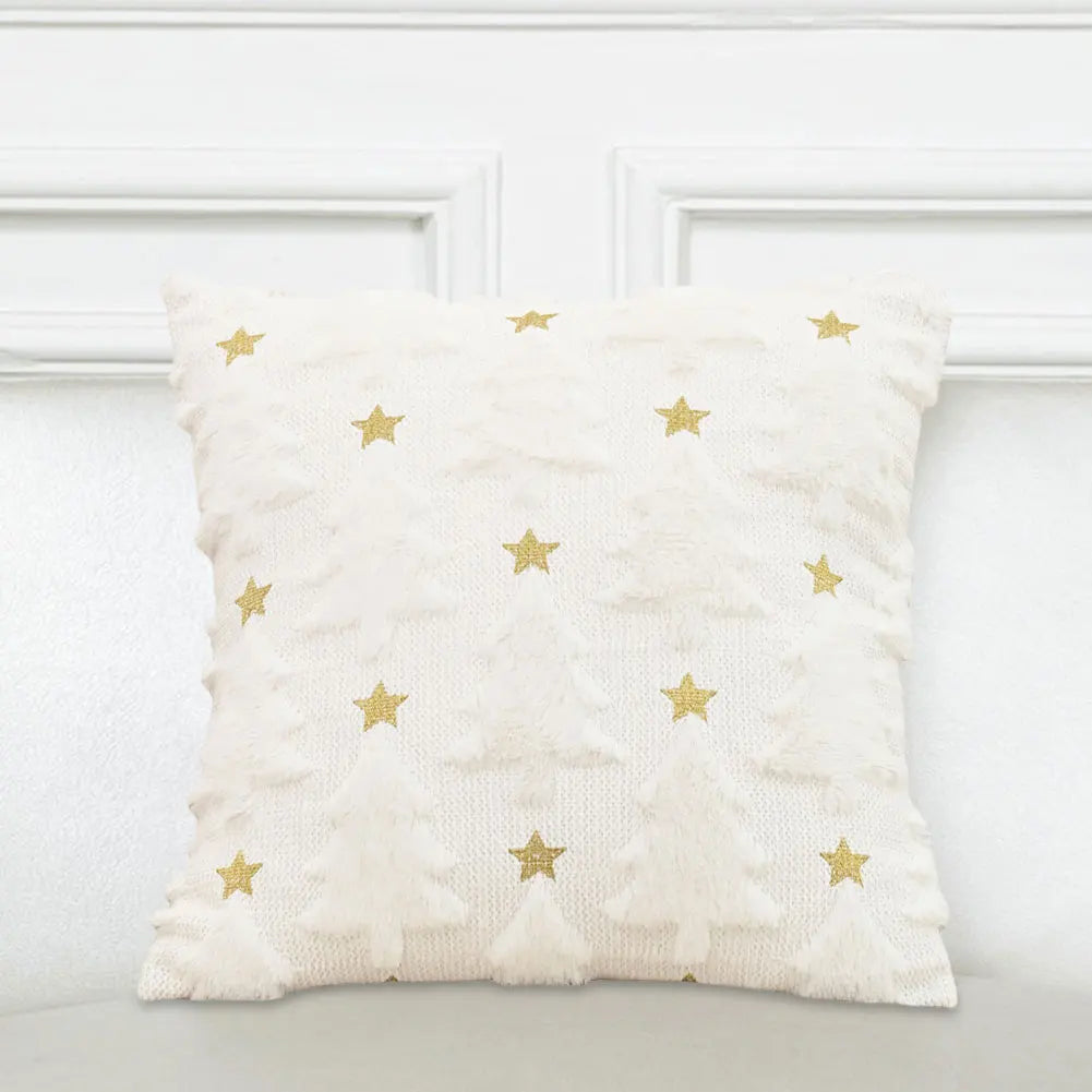 Christmas Tree Soft Plush Pillow cover