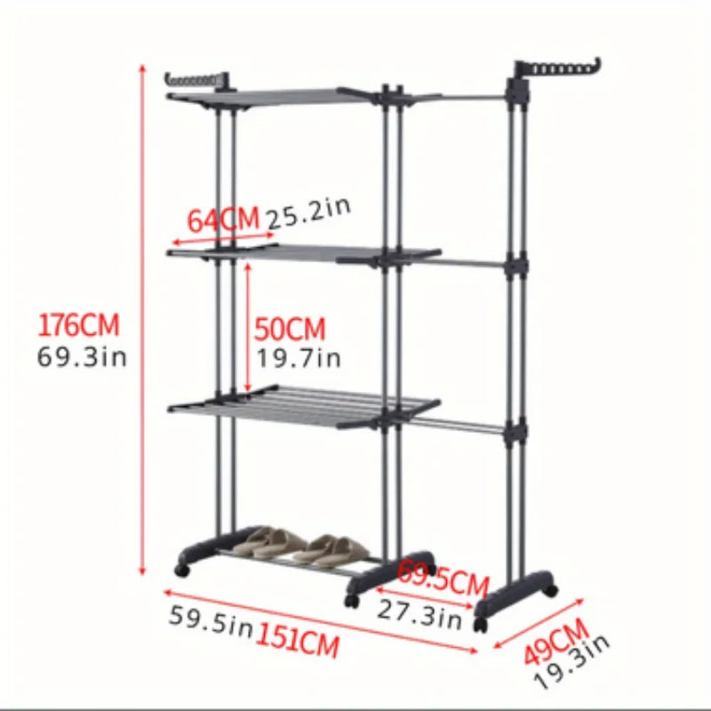 Clothes Rack Foldable Drying Rack