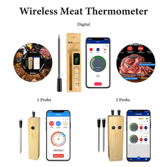 700FT Digital Bluetooth Meat Thermometer