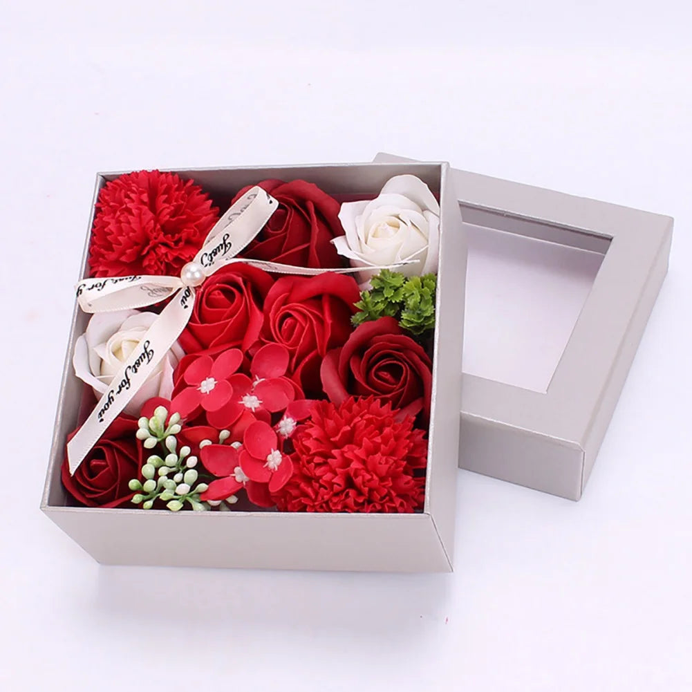 Creative Artificial Soap Flower Box