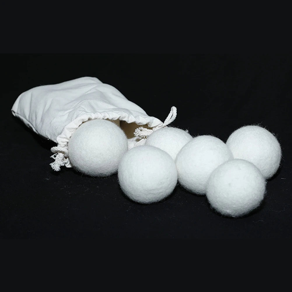 6-1PCS Reusable Wool Dryer Balls